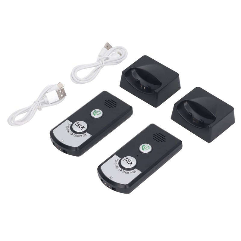 2 Way Voice Intercom, 2 Pcs Wireless Intercom Unit Super