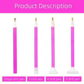 CYXZMYA 21 Piece Diamond Painting Pen and Accessories, Diamond Art Painting Accessories Pen Set, 5D Diamond Art Painting Accessories Pens, with Tweezers, for DIY, Diamond Painting Embroidery, Nail