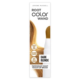 Jerome Russell Root Color Wand in Dark Blonde | Instant Up To 100% Grey Coverage | Non-Sticky Formula | Long-Lasting Results