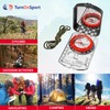 Sighting Compass Mirror Adjustable Declination - Boy Scout Compass Survival