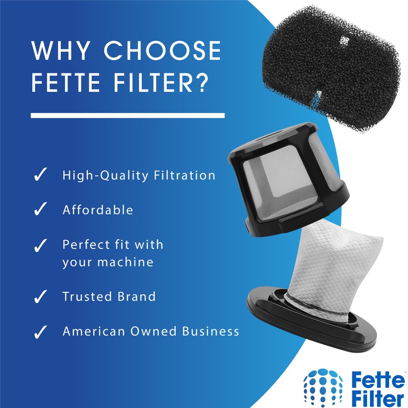 Fette Filter - 2 HEPA + 4 Foam Filter Compatible