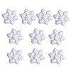 Ciieeo Pack of 10 Polystyrene Snowflakes Snowflake Shapes Foam Snowflakes
