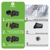 KALINCO Motorcycle Cover, 600D Waterproof Outdoor Motorcycle Cover, All Weather