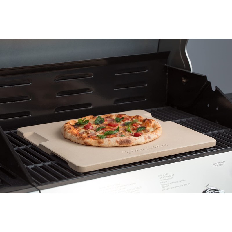 ROCKSHEAT Large Pizza Stone, 20"x13.5" Rectangular Pizza Stone for Oven