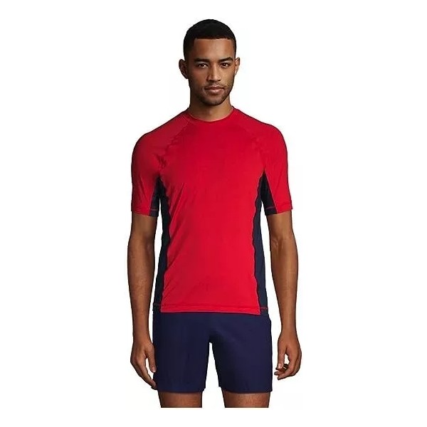 Lands' End NWT Lands' End Men's Crew Neck Short Sleeve