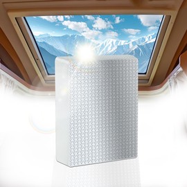 ESMING 1Pack 22"x14"x3" RV Skylight Insulator,RV Vent Insulator, RV Skylight Cover with Reflective Surface, Waterproof RV Insulation, RV Sunroof Skylight Insulates Light and Reduces Noise