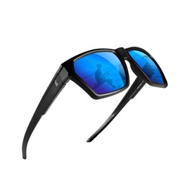 Supertrip Polarised Sports Sunglasses for Men,Lightweight TR90 Frame UV400 Protection Floating Sun Glasses for Running/Cycling/Fishing/Driving/Golf