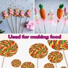 PMELCXD 100 PCS Dowel Rods - Unfinished Natural Wood Dowel