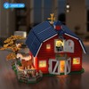 INSOON 1405 PCS Farm Barn Building Set with Light, Western