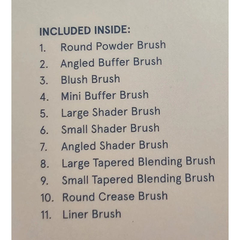 BH Cosmetics Weekend Vibes Brunch Bunch 11 Piece Makeup Brush