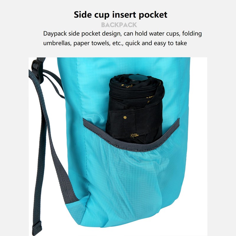 levayhill 16L Lightweight Foldable Hiking-Backpack Small Packable-Daypack For Travel,Ultralight Water-Resistant