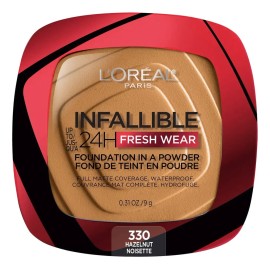 Base Polvo Loreal Infallible Fresh Wear 330 Hazelnut 9g 24h