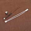 1 Set Keramik Heizung Thermistor Temperatursensor für 3D-Drucker-Extrusionsgeräte-Zubehör Metall-Halteklammer kompatibel