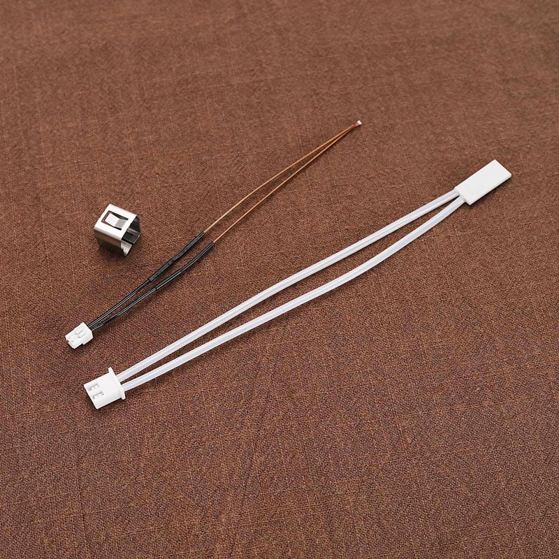 1 Set Keramik Heizung Thermistor Temperatursensor für 3D-Drucker-Extrusionsgeräte-Zubehör Metall-Halteklammer kompatibel