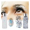 Body Glitter Maquillaje Cabello Cuerpo Brillos Colores 1pz F