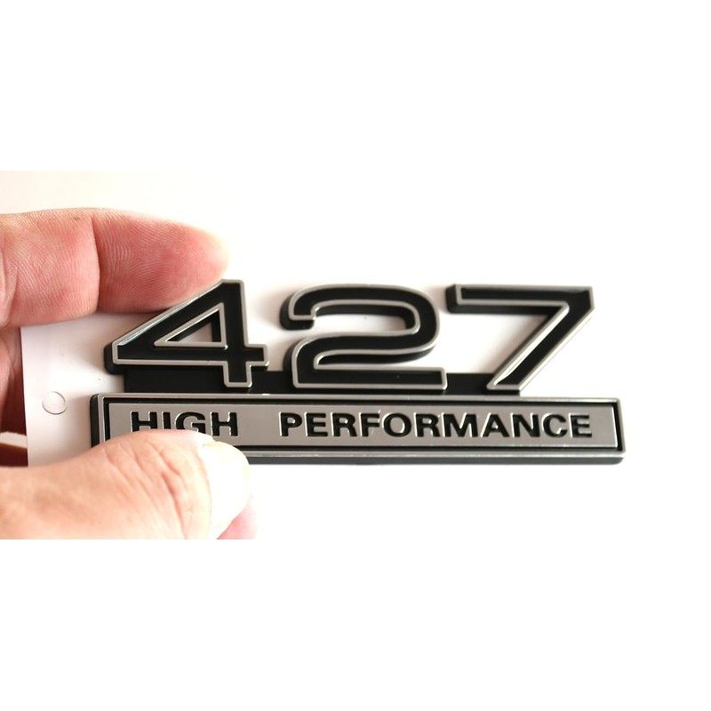 1pc 427 Liter 7.0 Engine High Performance Badge 3D Decals