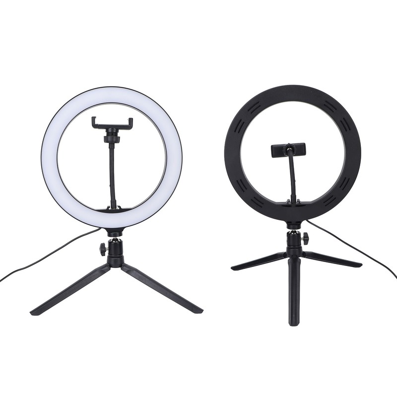10 Inch Circle Fill Light Bright Dimmable LED Cellphone Round