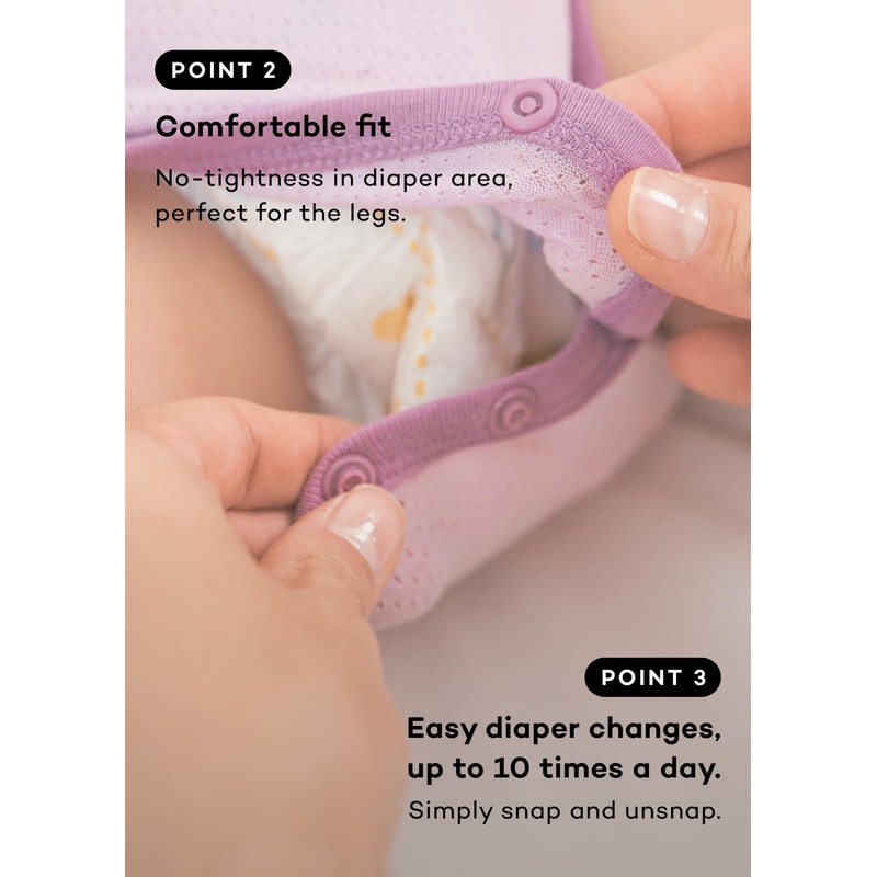 Konny Newborn Cotton Mesh Bodysuit Premium and Safe for New