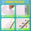 AmazingSpark 500 Pcs Paper Hole Reinforcement Stickers Clear Binder Sheet