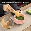 Taefuhnn 6 Pcs Matcha Whisk Set Making Kit with Bamboo