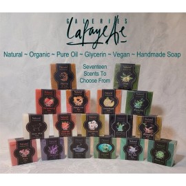Galerie's Lafayette Natural Organic Vegan Pure Oil Glycerin Handmade Soap in 17 Scents - Volcanic