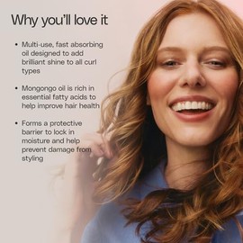 OUIDAD Mongongo Oil Multi-use Curl Treatment, 1.7 Fl Oz