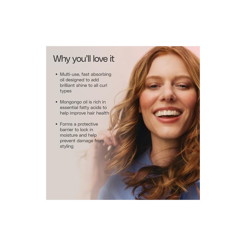 OUIDAD Mongongo Oil Multi-use Curl Treatment, 1.7 Fl Oz