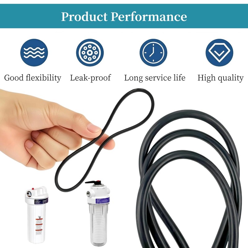 W10-PR W10-OR Lid O-Ring for Water Filter Housings, 8 Pack