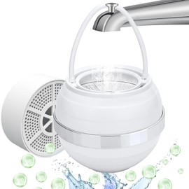 Filtro de Ducha,Filtro de Agua Para Bañera Elimina Cientos de Contaminantes con 1 Cartucho Reemplazable Para una Piel Más Suave Filtración de 2500 Galones, Libre de BPA