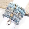 Yomisa Boho Beaded Bracelets/Bangle for Women,Multilayer Wrap 6PCS Healing Natural