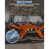 VEISUTOR Front Windshield for Polaris Slingshot, Tall Clear Scratch Resistant