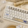JOLINTAL Retro Beige PBT Keycaps Set, 126 Keys Cherry Profile