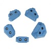 Atomik Rock Climbing Holds Set of 5 Hedron 2-Bolts in