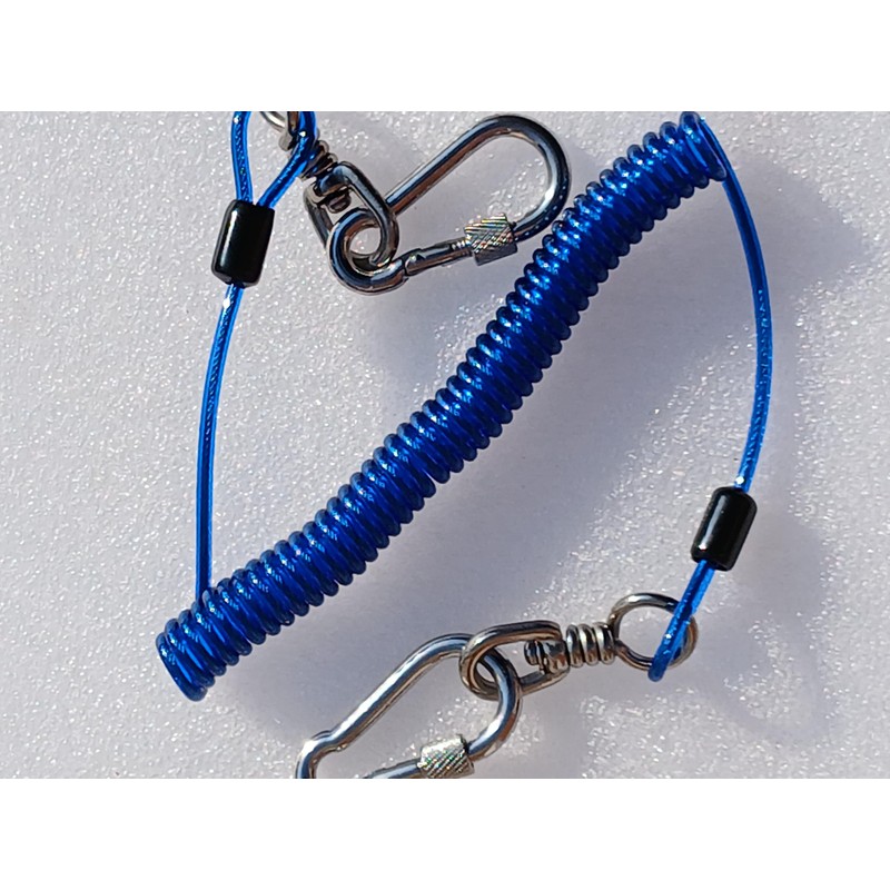 BBI Tethered Tools Safety Lanyard Coil Spring Wire Tool Lanyard