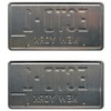 Ghostbusters Afterlife | ECTO-1 | Metal Stamped License Plates