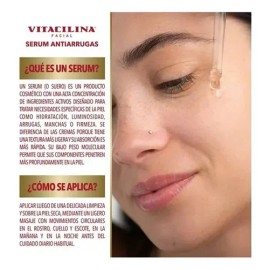 Vitacilina Retinol Facial Antiarrugas Crema  Serum  Anti-Wrinkle Cream  Serum Set                                                                     