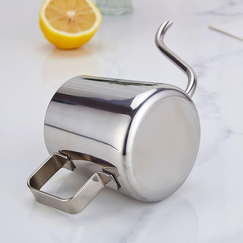 Stainless Steel Gooseneck Kettle, 304 Pour Over Coffee Pot Camping