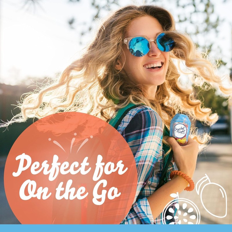 Crystal Light Liquid Drink Mix Carded Pack, Mango Passionfruit, 1.62