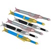 Maydahui 6PCS Fish Sword Shaped Rollerball Pens Creative Yuchang Sword
