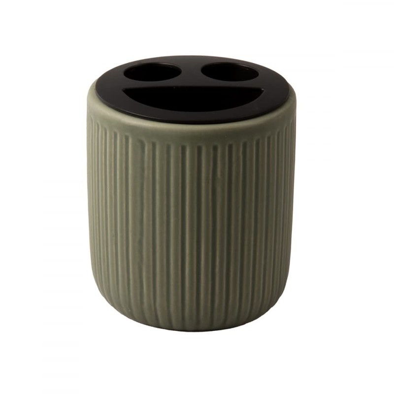 Present Time Bathroom Accessory Set Neat - Grayed Jade (PT3922GR)