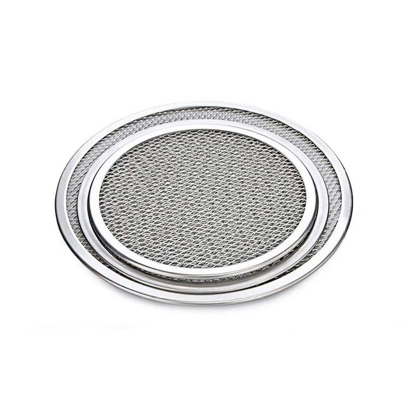 CENPEK 3PCS Bakeware Accessories Pizza Screen Aluminum Alloy Non Stick