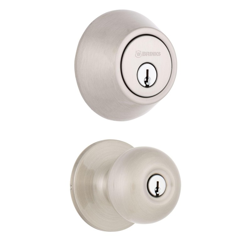 BRINKS – Front Door Lock – Traditional Single Cylinder Deadbolt
