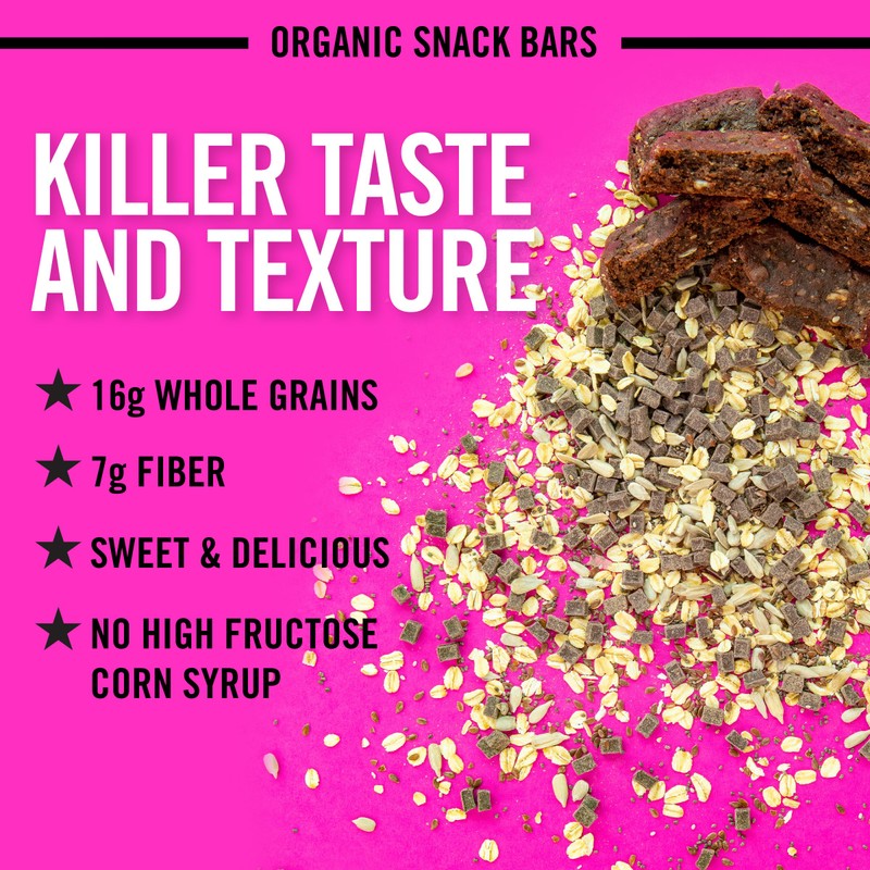 Dave's Killer Bread Cocoa Brownie Blitz Organic Snack Bars, 4