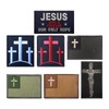 EmWoot 7PCS Cross Flag Patches Three Crosses Patches Jesus Patch