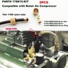 2PCS 178D15-KIT Air Compressor Unloader Tube Kit Fit for Rolair
