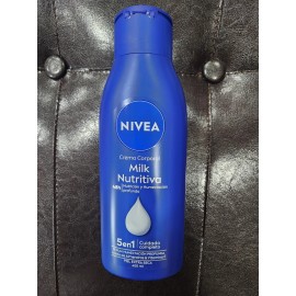 NIVEA BODY NUTRITIVE MILK MOISTURIZING CREAM EXTRA DRY SKIN 13.52 OZ WITH ALMOND