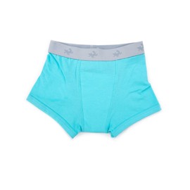 Conni Kids Tackers Sport Washable Pull Up Boxer Pants for Potty Training and Youth Incontinence, Aqua, size 12-14