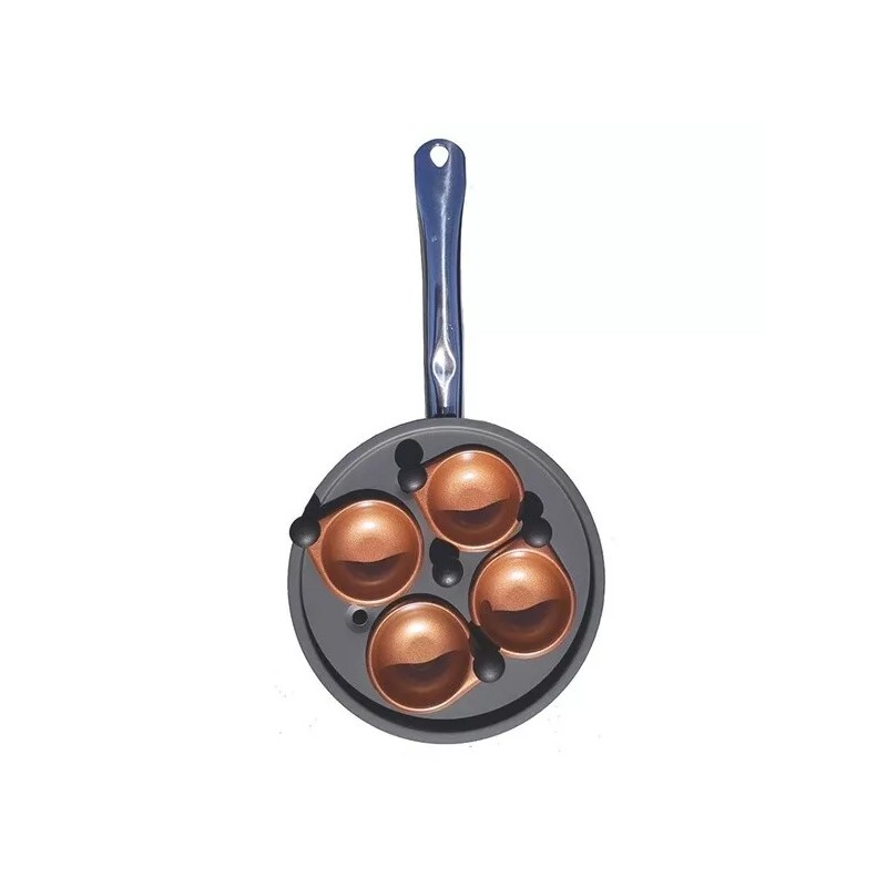 Parini 8" Copper Non-stick Egg Poacher - Brand New