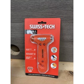SWISS+TECH 4 in 1 Hammer Automobile Emergency Tool Brand New