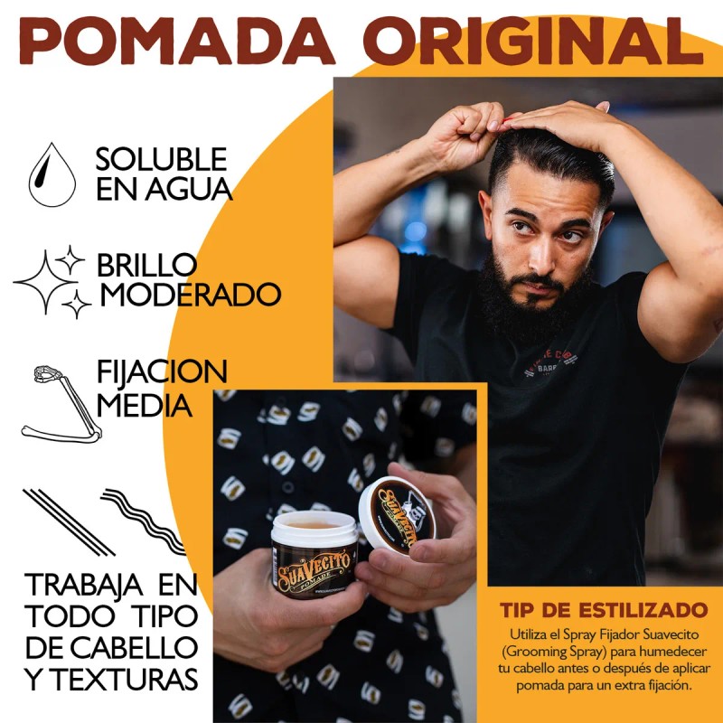 Suavecito Pomade Original 4oz Pomada O Cera Para Cabello
